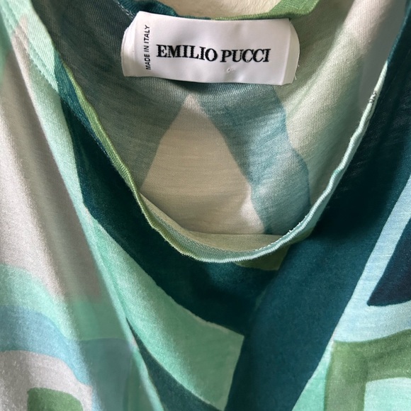 Emilio Pucci Green Patterned Fabric - Picture 6 of 8